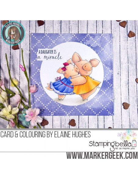 Sello Stampingbella Petunia and her Miracle