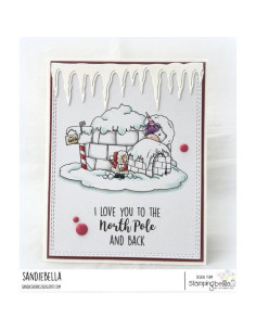 Sello Stampingbella Rose & Bernie In North Pole 2