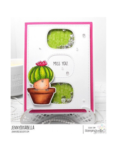 Sello Stampingbella cactus baby