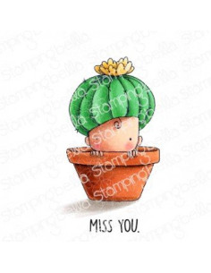 Sello Stampingbella cactus baby