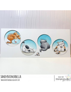 Sello Stampingbella set oj Kittens 2