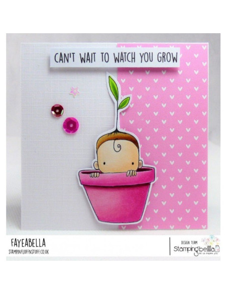 Sello Stampingbella sprouted Baby