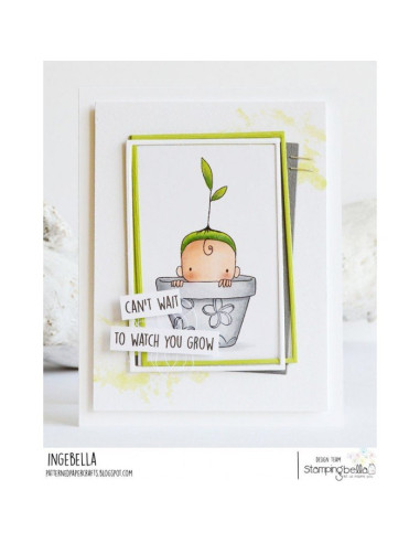 Sello Stampingbella sprouted Baby