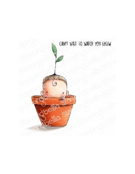 Sello Stampingbella sprouted Baby