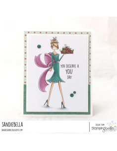 Sello Stampingbella simone Loves Stawberries 2