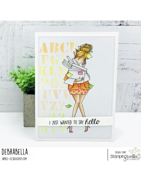 Sello Stampingbella  Curvy Girl is Busy Sello Stampingbella  Curvy Girl is Busy