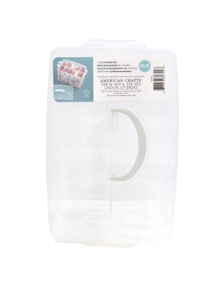 WeR caja almacenamiento 3 nivlees