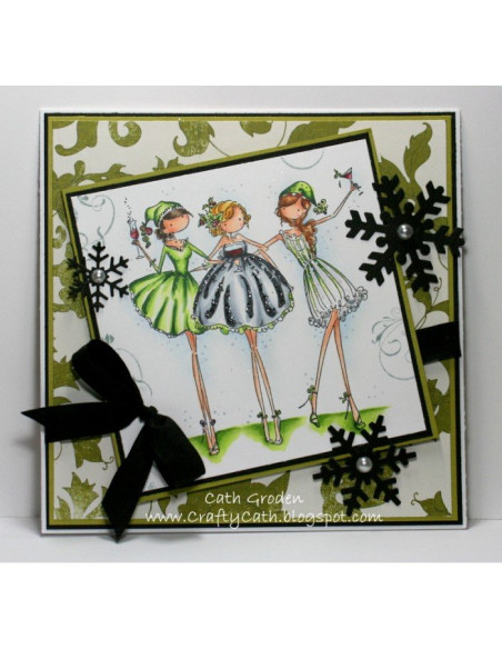 Sello Stampingbella Uptown Girls, The three amigas Sello Stampingbella Uptown Girls, The three amigas