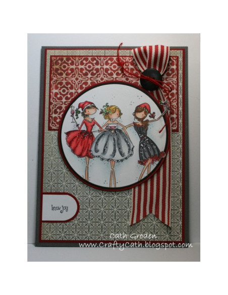 Sello Stampingbella Uptown Girls, The three amigas Sello Stampingbella Uptown Girls, The three amigas