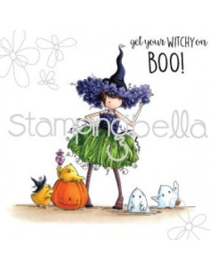 Sello Stampingbella Tiny Townie Willow the Witch