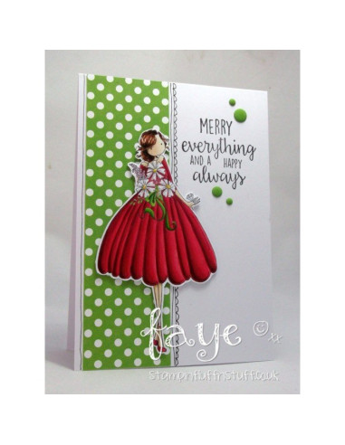 Sello Stampingbella Uptown Girl, Melanie modern Bride