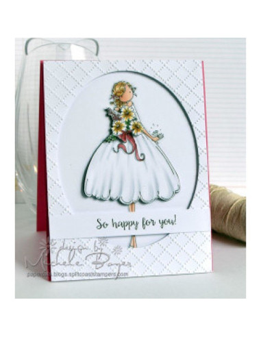 Sello Stampingbella Uptown Girl, Melanie modern Bride