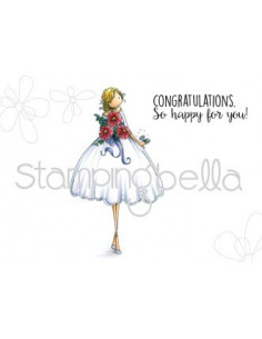 Sello Stampingbella Uptown Girl, Melanie modern Bride