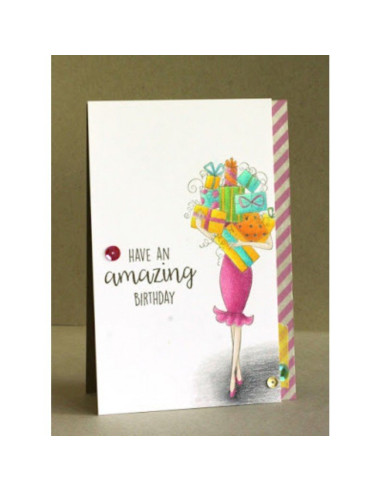 Sello Stampingbella Gift Abella