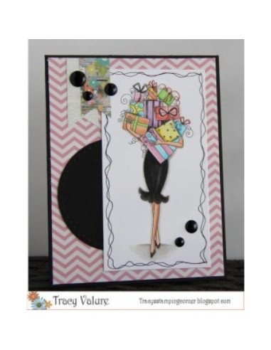 Sello Stampingbella Gift Abella