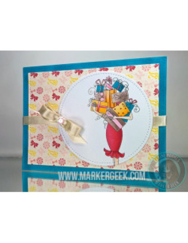 Sello Stampingbella Gift Abella