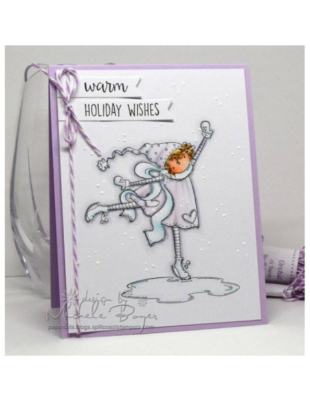 Sello Stampingbella Tiny Townie Skylar loves to skate Sello Stampingbella Tiny Townie Skylar loves to skate