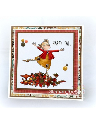 Sello StampingBella Tiny Townie Layla Loves Leaves