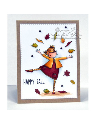 Sello StampingBella Tiny Townie Layla Loves Leaves