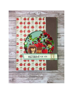 Sello Stampingbella LittlesBits fall fruit 2