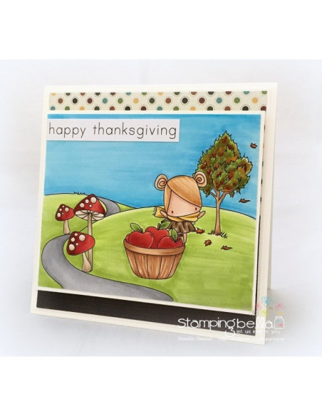Sello Stampingbella LittlesBits fall fruit
