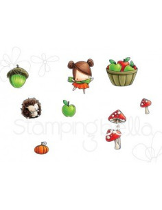 Sello Stampingbella LittlesBits fall fruit