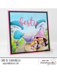 Sello Stampingbella Gnome Backdrop 2