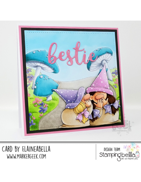 Sello Stampingbella Gnome Backdrop Sello Stampingbella Gnome Backdrop