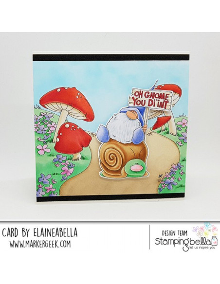 Sello Stampingbella Gnome Backdrop Sello Stampingbella Gnome Backdrop