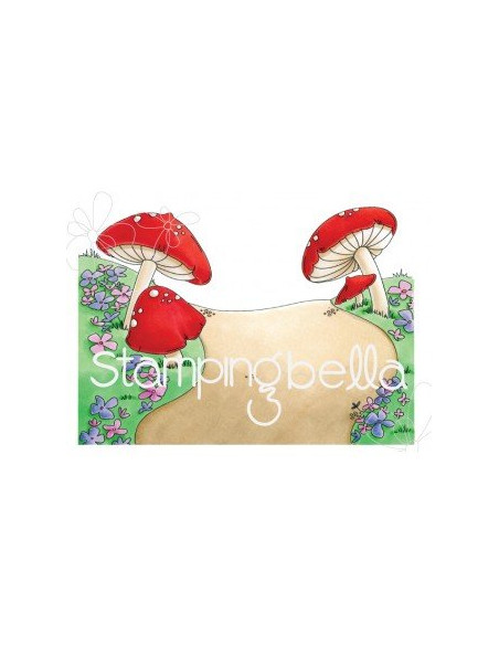 Sello Stampingbella Gnome Backdrop Sello Stampingbella Gnome Backdrop