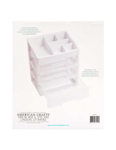 WeR caja almacenamiento 3 niveles