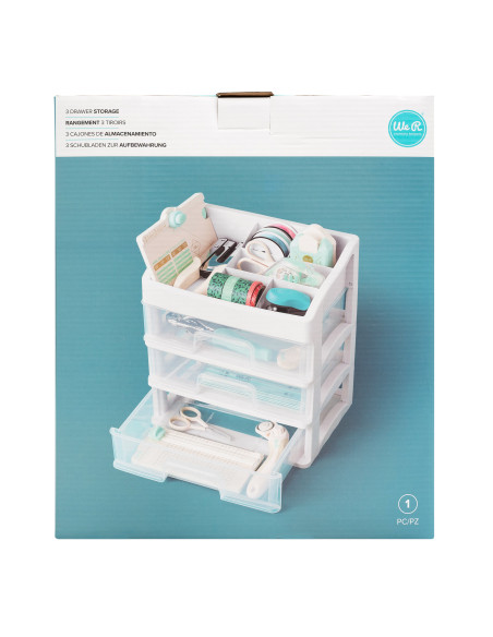 WeR caja almacenamiento 3 niveles