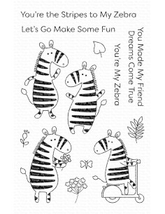 Sello mft Zippy Zebras