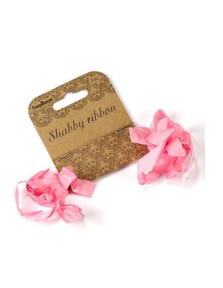 Shabby Ribbon rosa Bebe