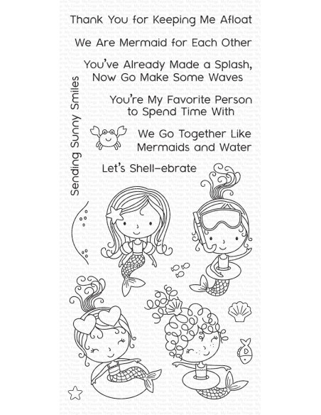 Sello mft Mermaid for Each Other