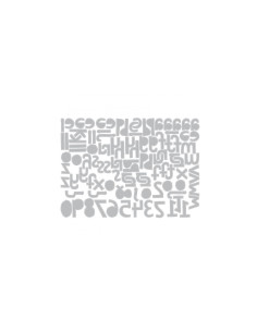 Thinlits ALFABETO CUTLOWER Tim Holtz 2