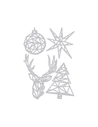 Thinlits Geo Christmas Tim Holtz