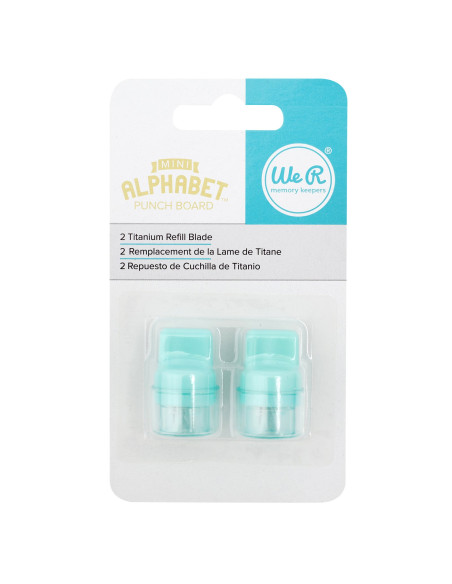 WeR Cuchillas recambio Mini Alfbeto punch board