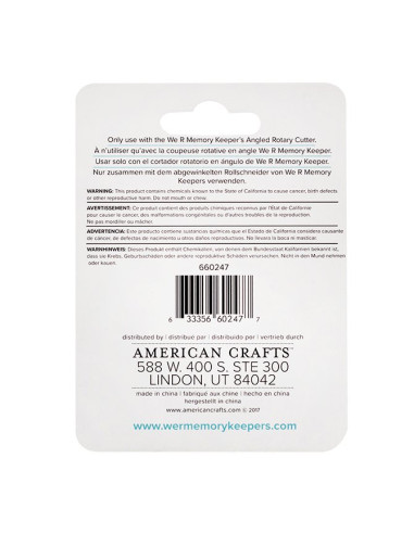 WeR Cuchillas recambio mini Cutter rotatorio