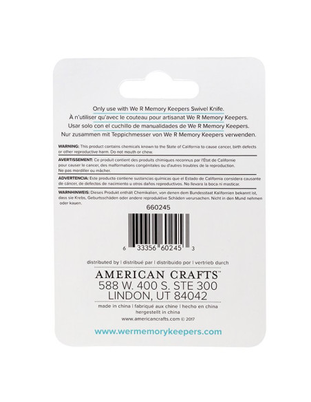 Recambio cuchillas cúter giratorio, WeR