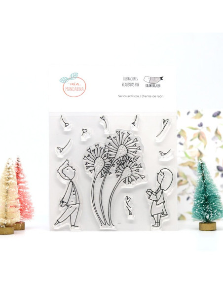 Sello Mia Mandarina coronas de Navidad