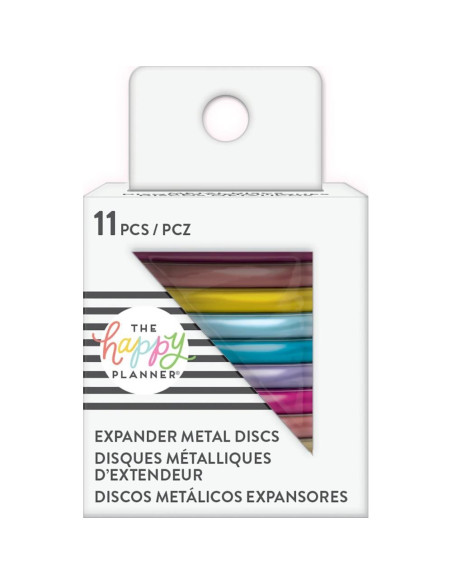 Anillas metálicas MINI arcoíris, Happy Planner Anillas metálicas MINI arcoíris, Happy Planner