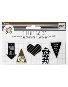 Clips magnéticos Happy Planner, Black