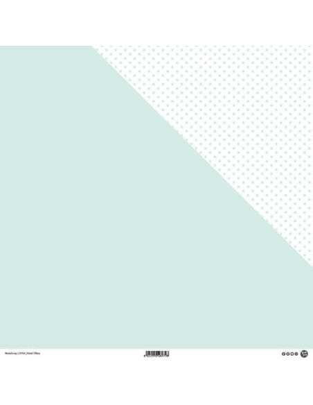 Papel topos Pastel Blue  modascrap