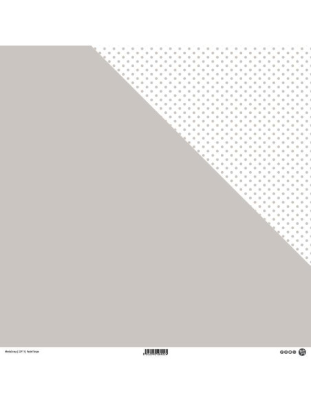 Papel topos Azul dusty  modascrap