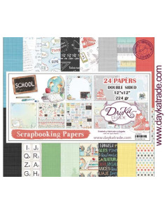 Kit 24 papeles Bebé niño Dayka