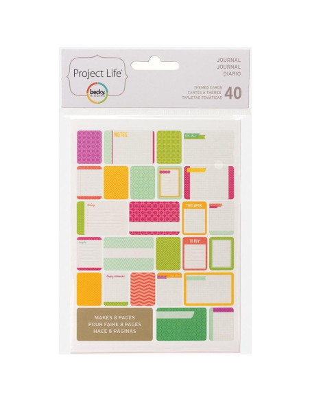 Project Life Cards Journal