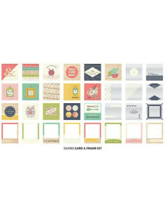 Pack de tarjetas y marcos Honey home 2