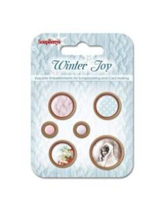 Botones adhesivos winter