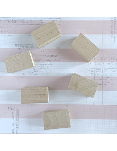 Bloque de madera mini